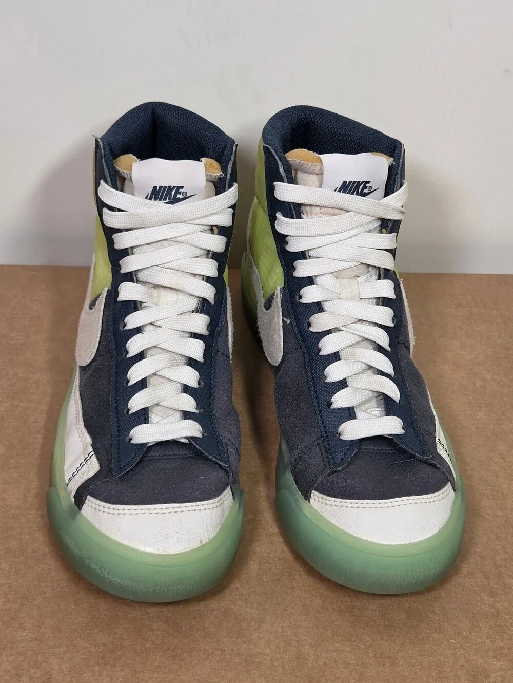 Nike Blazer Mid 77 GS Move To Zero Armory Navy Kids Size 5Y DO2699-400 Youth